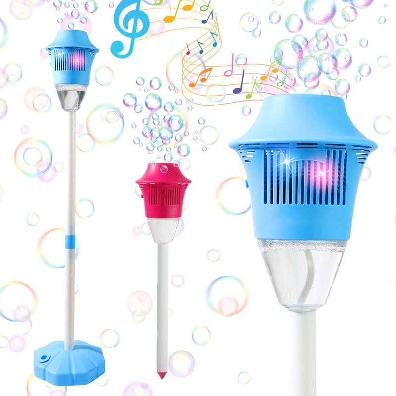 outdoor adjustable height vertical bubble machines
