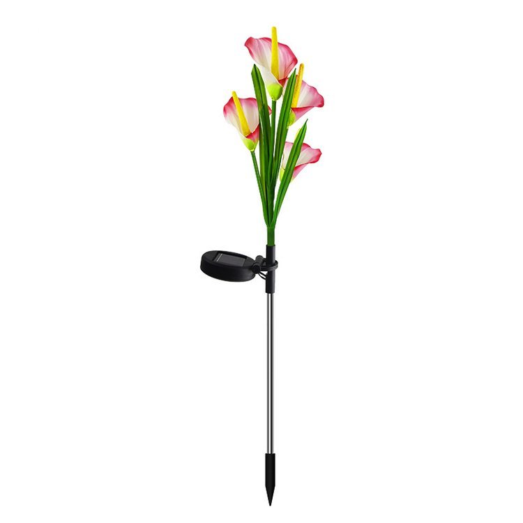 Solar Multicolor Calla Lotus Lamp