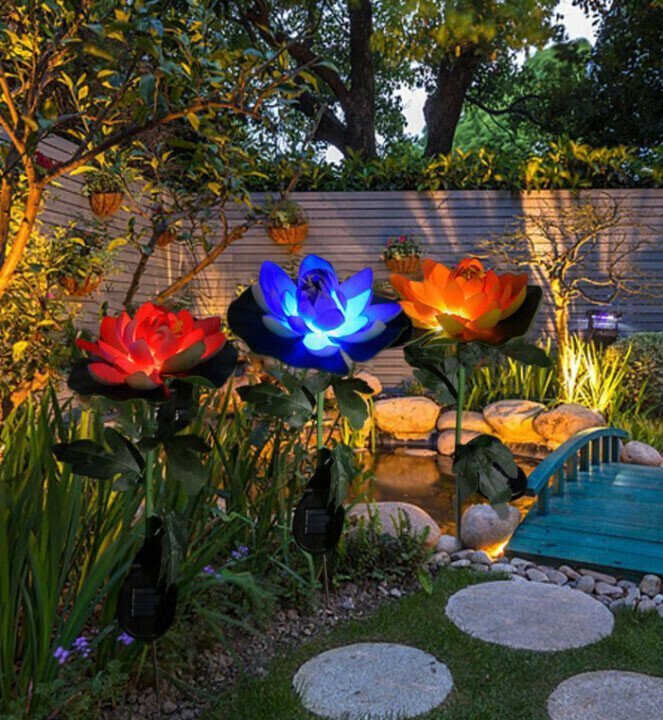 Solar Garden Using LED