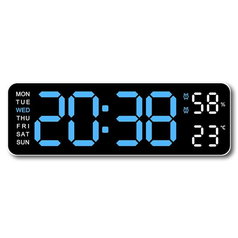 Upgraded Digital Wall Clock Large Display