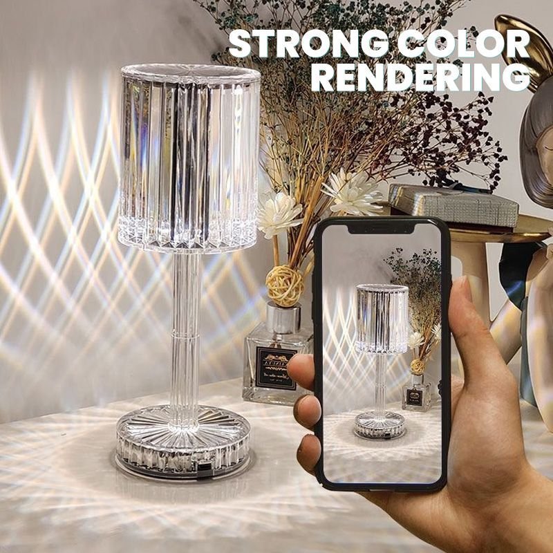 16 color touch crystal lamp