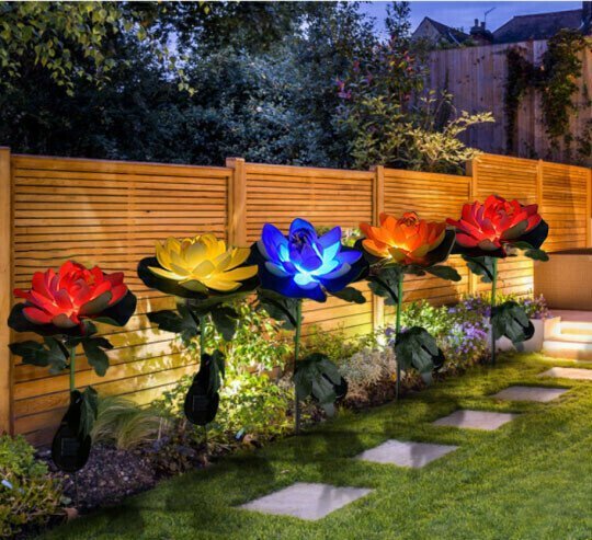 Solar Garden Using LED