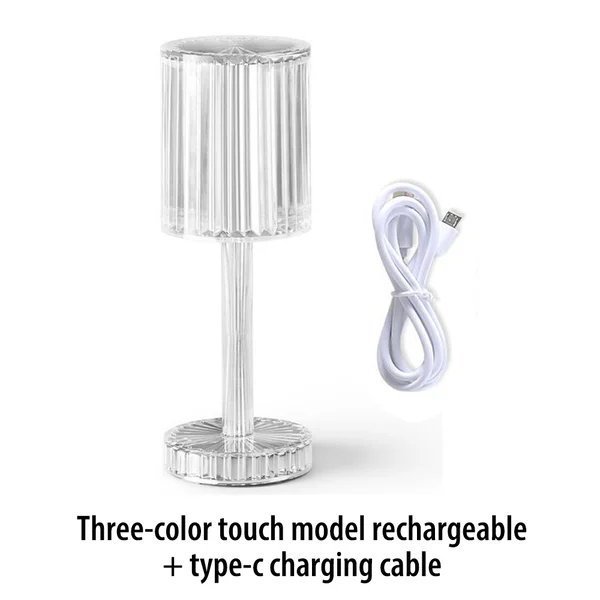 16 color touch crystal lamp