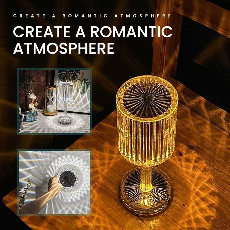 16 color touch crystal lamp