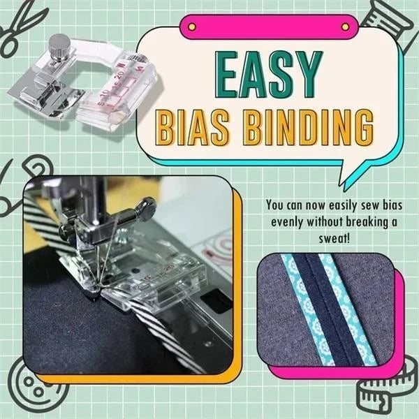 Imsgurus🔥Adjustable Bias Tape Binding Foot