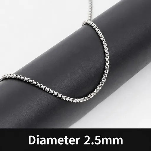 Stainless steel cross pendant necklace