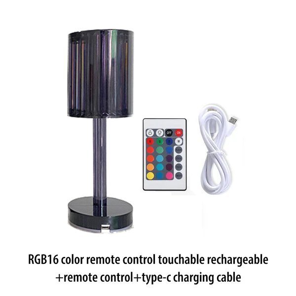16 color touch crystal lamp