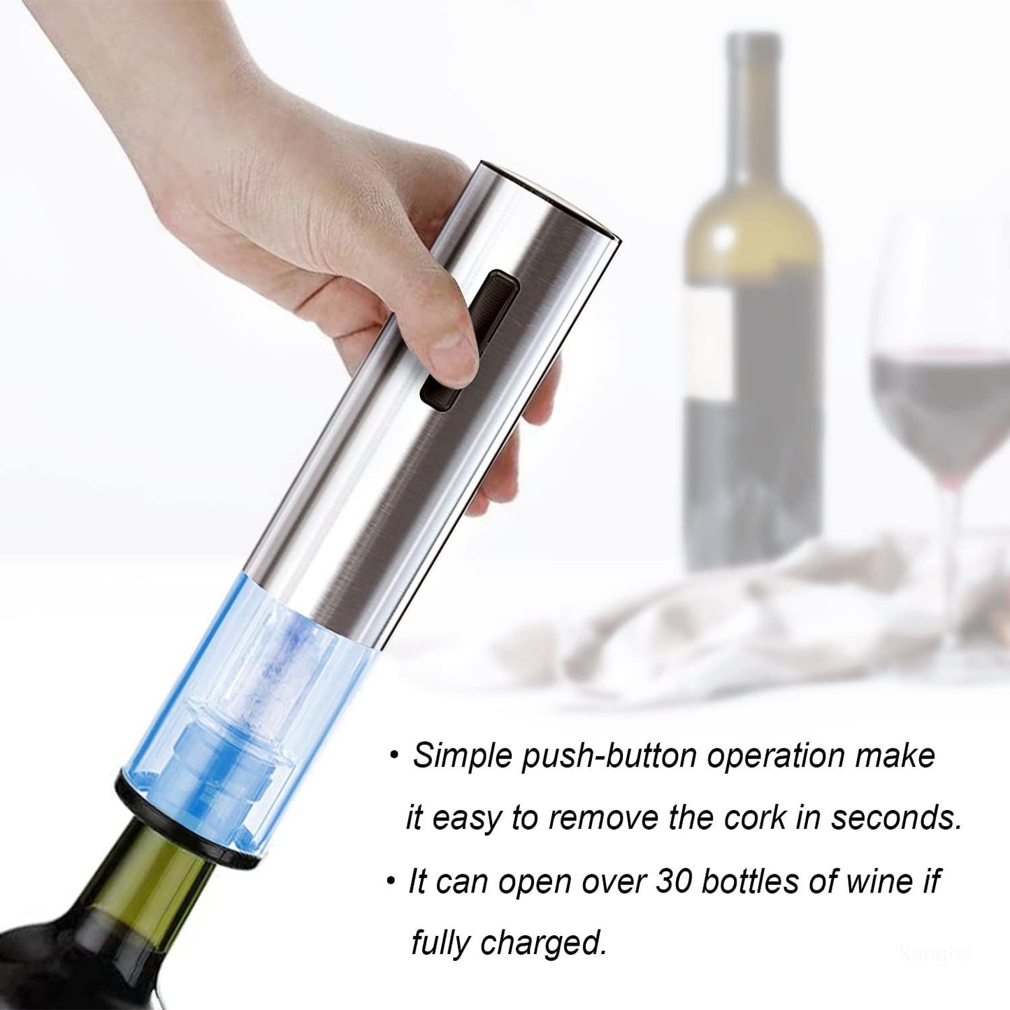 Imsgurus🔥Rechargeable Electric Wine Bottle Opener