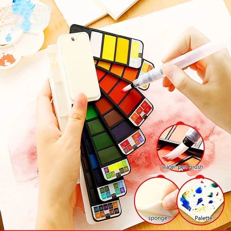 Imsgurus🔥Handy Watercolor Travel Kit