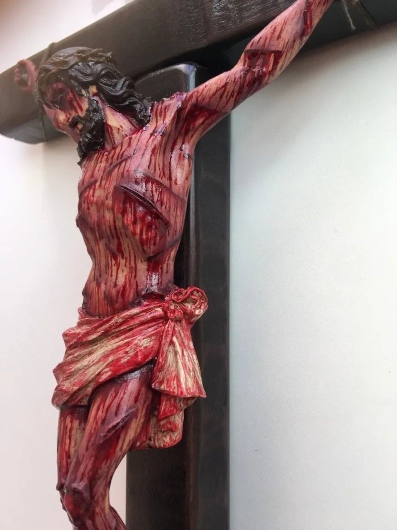 Imsgurus🔥Handmade - Realistic Crucifix Christ
