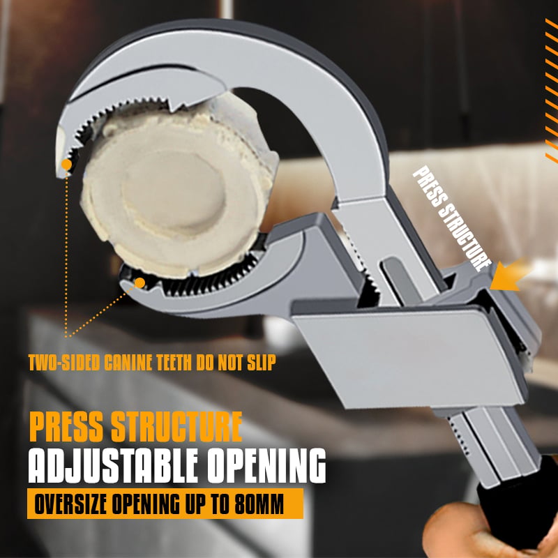 New Multifunctional Adjustable Double-ended Wrench Tool