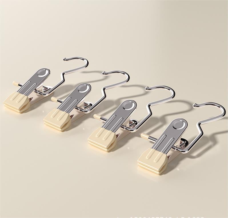 Imsgurus🔥Anti-rust Clip Space-saving Clothespin Hat Pants Storage Hanging Travel Hook
