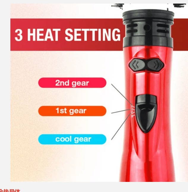 49% off - 3 in 1 hot air styler and rotary hair dryer for drying, curling, straightening