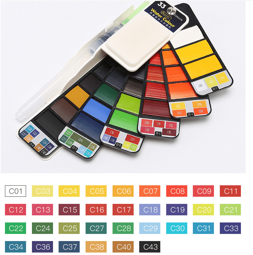 Imsgurus🔥Handy Watercolor Travel Kit