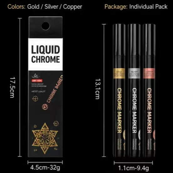 Electroplated Metallic Mirror-Finish Pen
