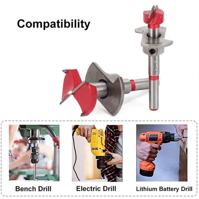 Imsgurus🔥Positioning Woodworking Drill Bit Set