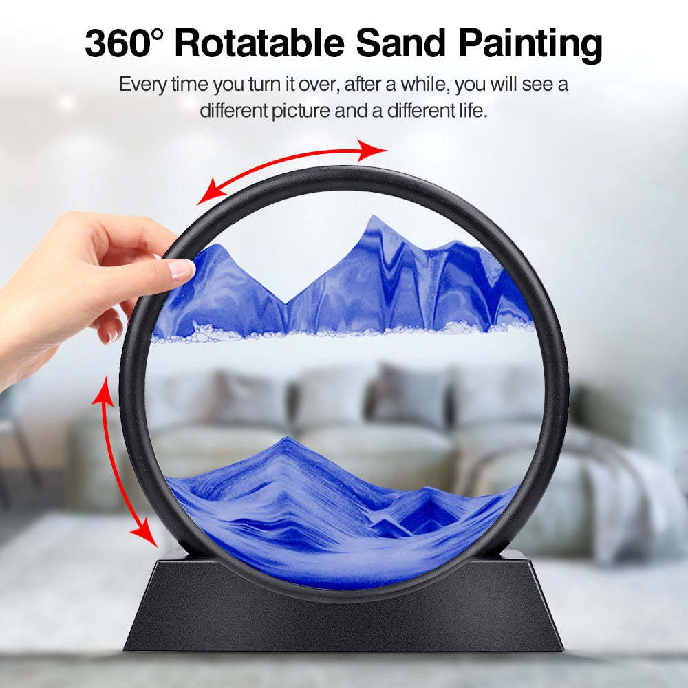 Imsgurus🔥3D Hourglass Deep Sea Sandscape