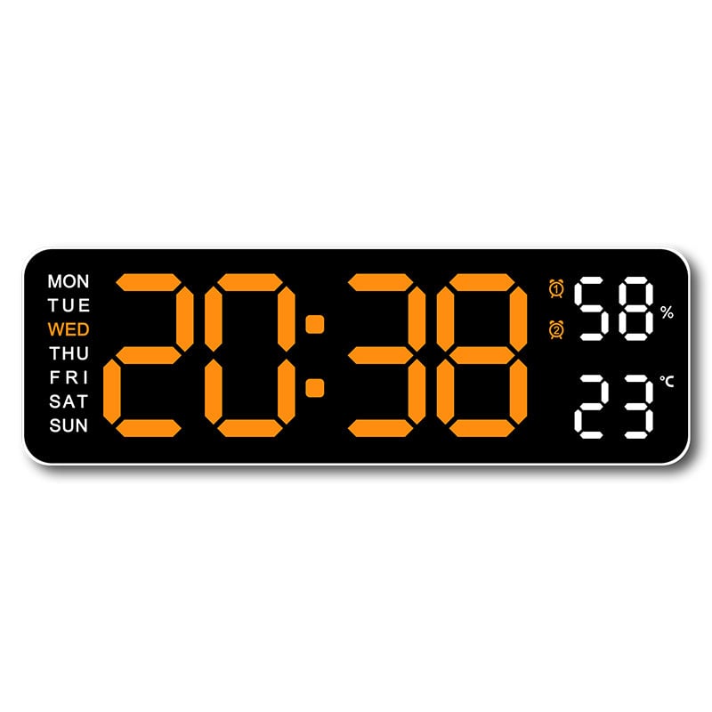 Upgraded Digital Wall Clock Large Display