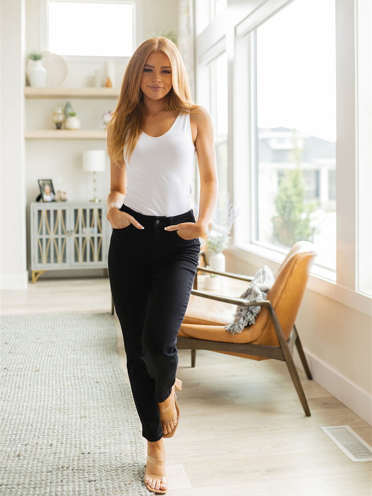 Imsgurus💓Tummy Control Bootcut Jeans