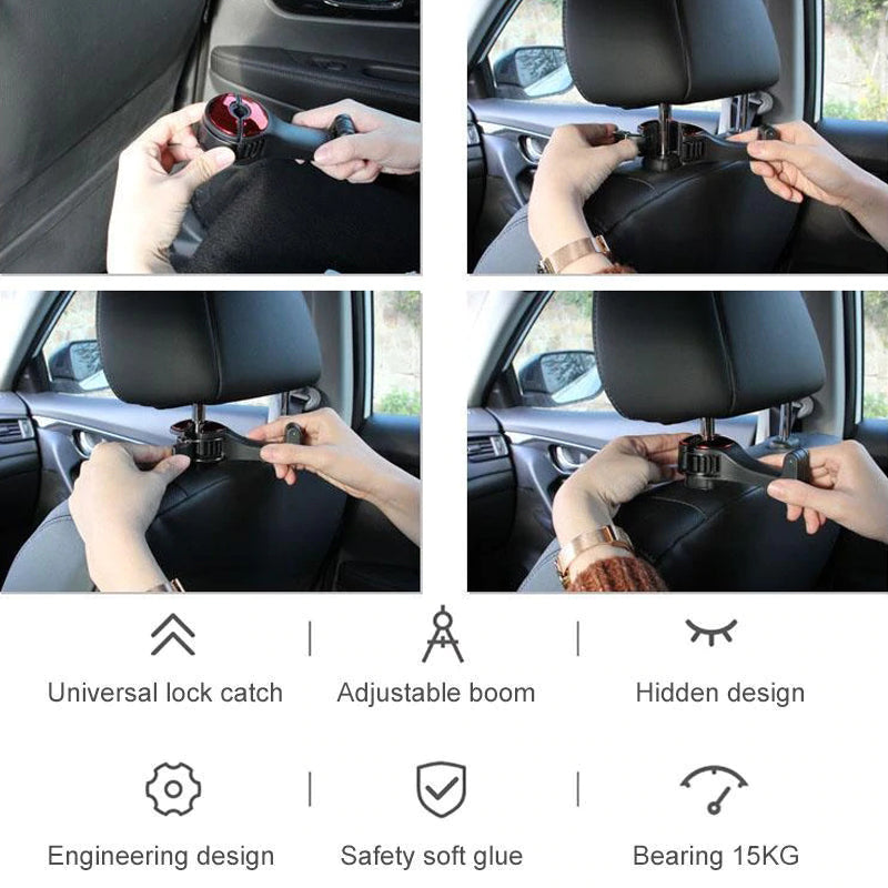 Imsgurus🔥Car seat hidden hook