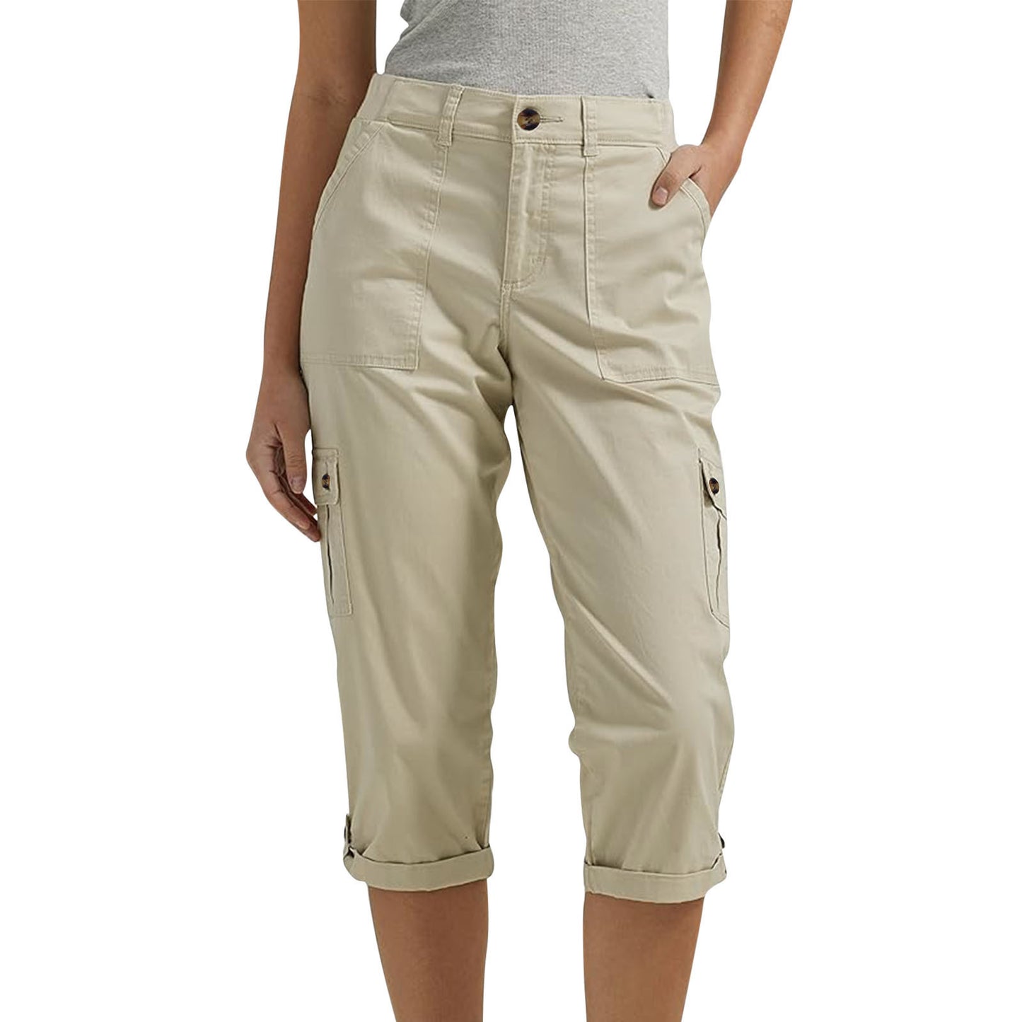 🚀New arrival 48%OFF🥳 women's solid color comfortable cropped trousers