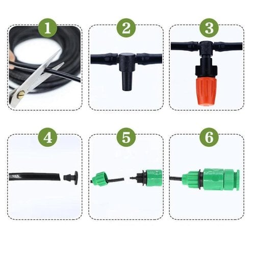 Imsgurus🔥Mist Cooling Automatic Irrigation System