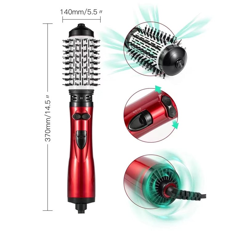 49% off - 3 in 1 hot air styler and rotary hair dryer for drying, curling, straightening