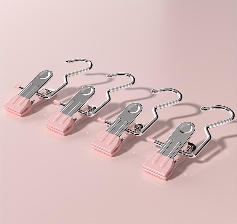 Imsgurus🔥Anti-rust Clip Space-saving Clothespin Hat Pants Storage Hanging Travel Hook