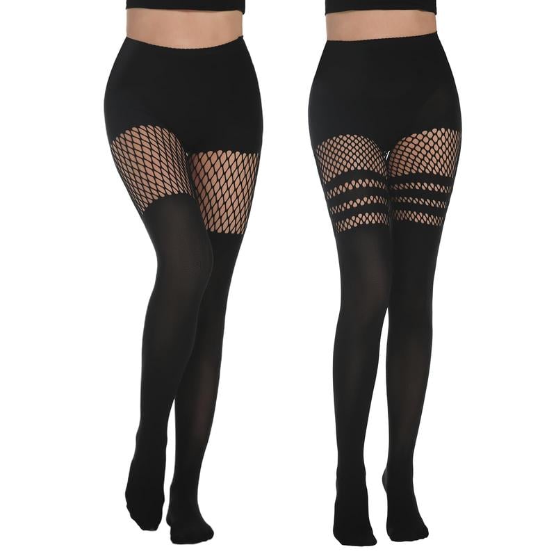 Women's Sexy Fishnet Mock Thigh High Stockings