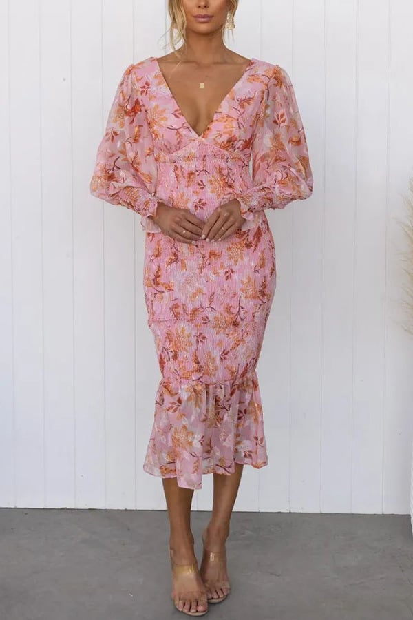 Imsgurus💓Elegant Floral Dress