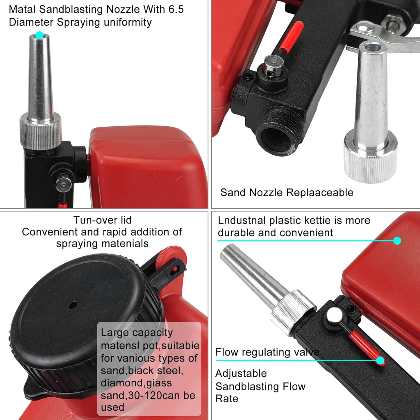 Imsgurus🔥Portable Pneumatic Sandblasting Gun