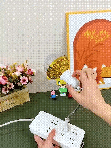 🌈colorful rotating crystal magic ball light bulbs