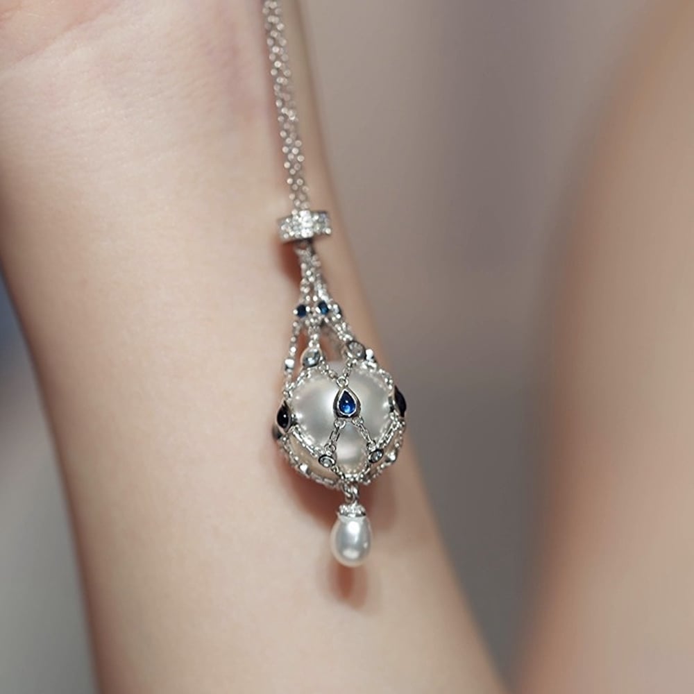 Imsgurus💓Pearl & Gemstone Lavalier Pendant