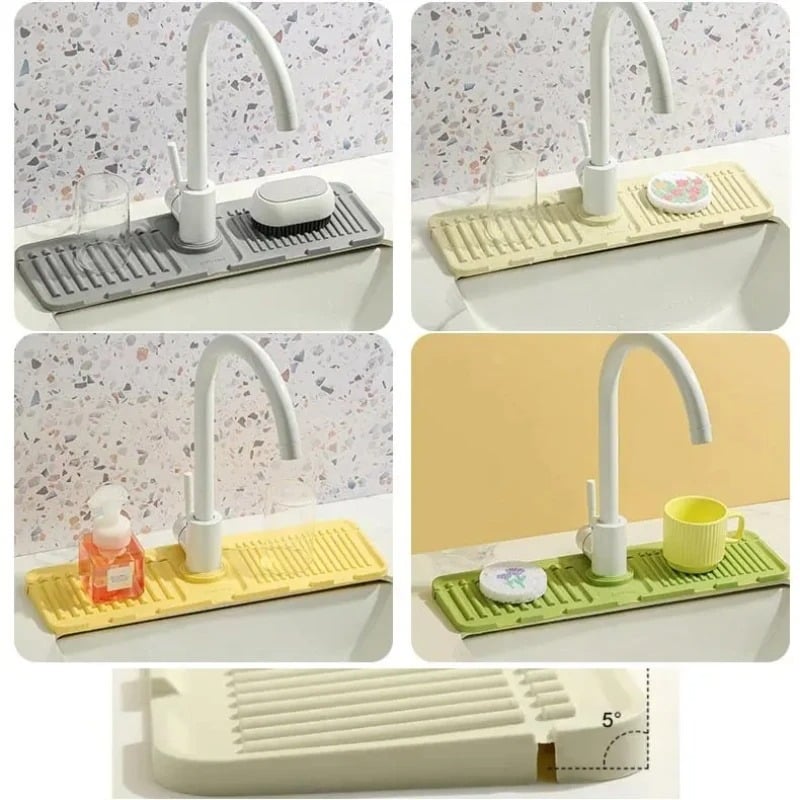 Imsgurus🔥Faucet Guard & Draining Mat