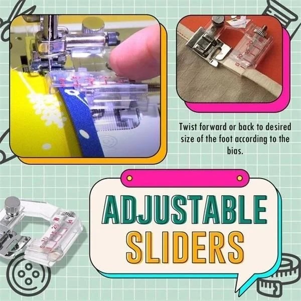Imsgurus🔥Adjustable Bias Tape Binding Foot