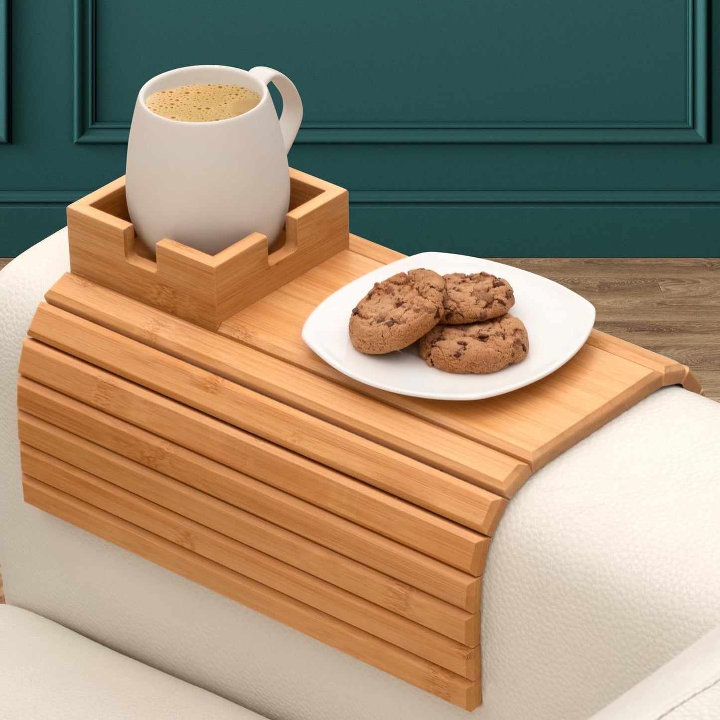 🔥Winter Sale: 49% off for a limited time💥Bamboo Couch Cup Holder – Your Sofa’s Best Friend
