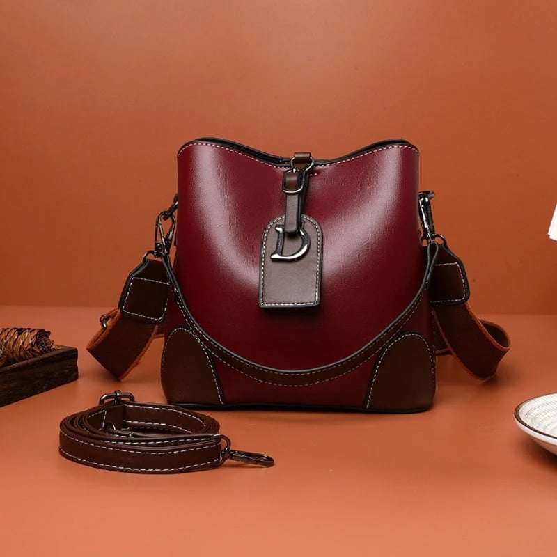 Imsgurus💓Genuine Leather Niche Women's Shoulder Bag