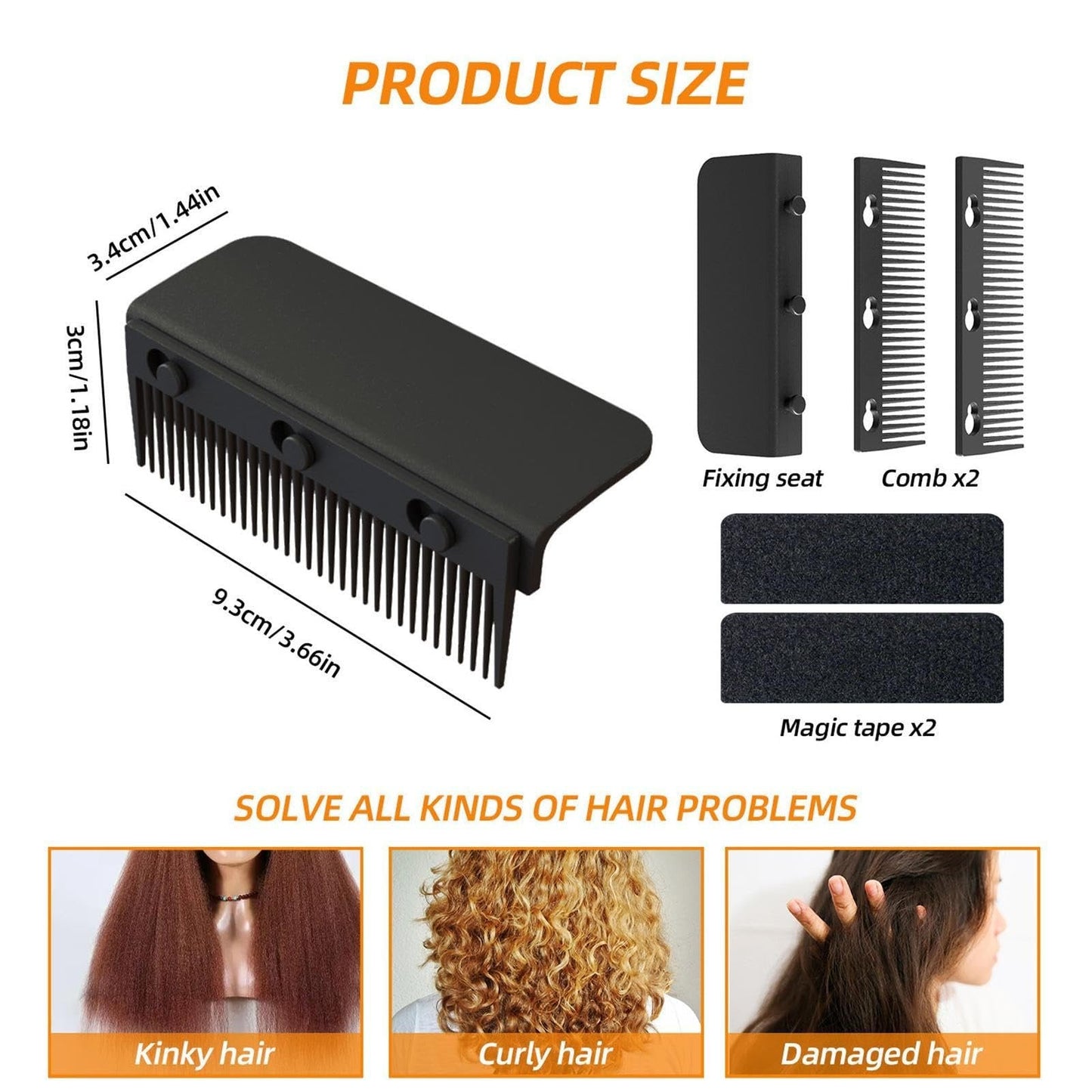 Limited time 55% off🎁detachable straightener comb