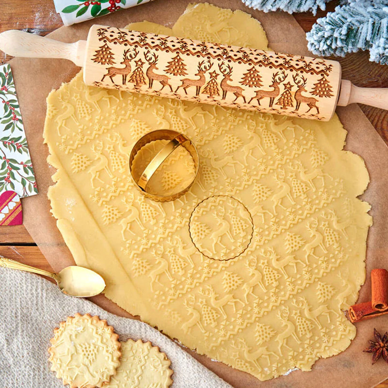 Imsgurus🔥Christmas Wooden Rolling Pins