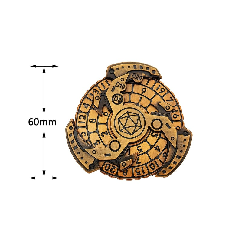 Dungeons and Dragons Metal Dice Spinner(BUY 2 FREE SHIPPING)