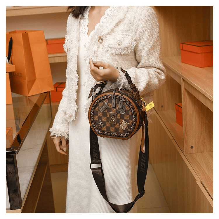 Imsgurus💓vintage bear badge print bags