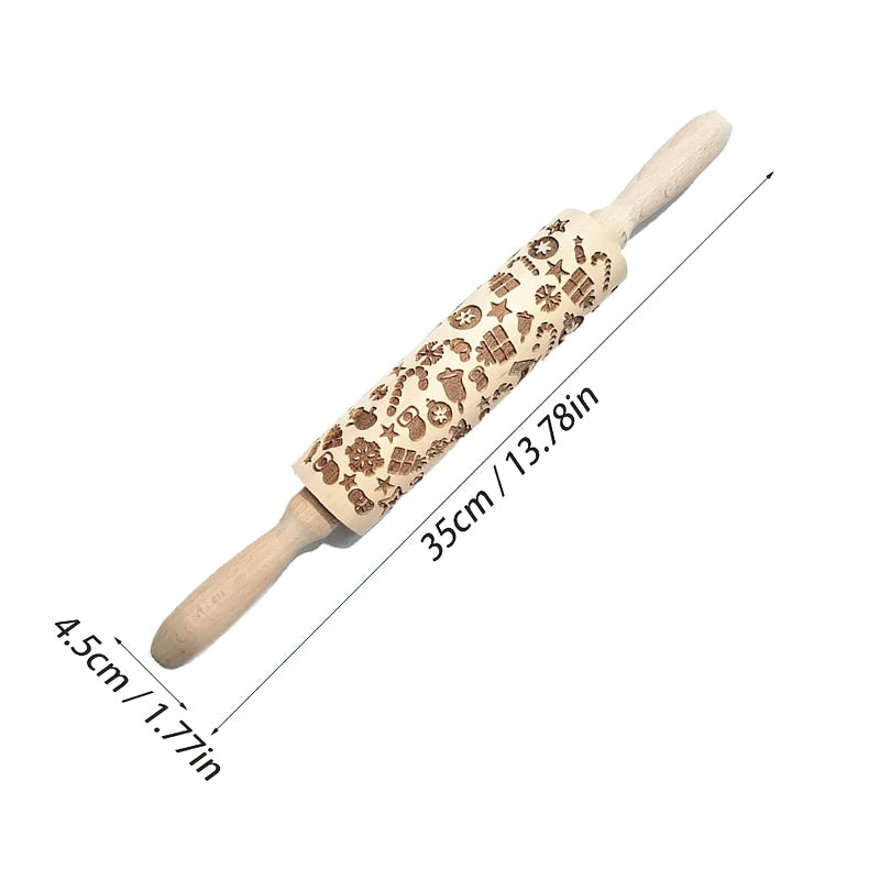 Imsgurus🔥Christmas Wooden Rolling Pins