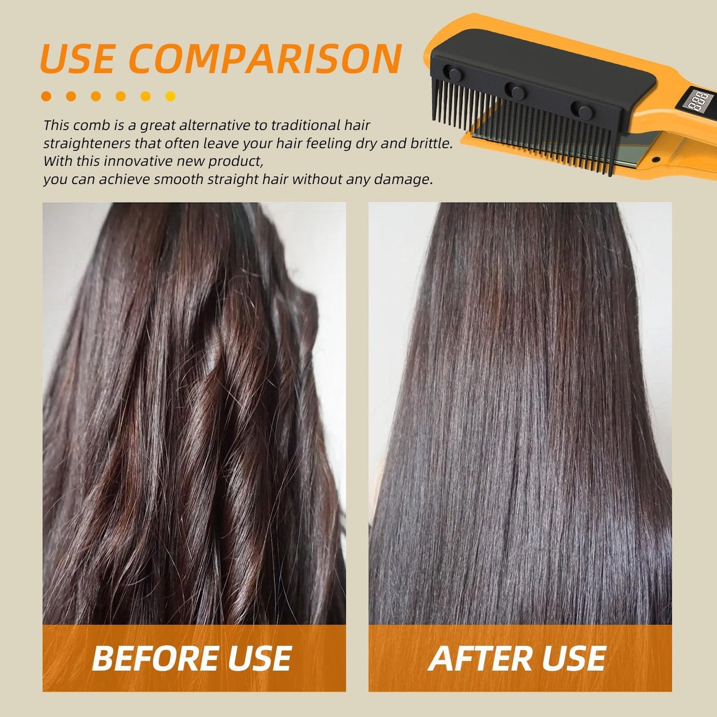 Limited time 55% off🎁detachable straightener comb
