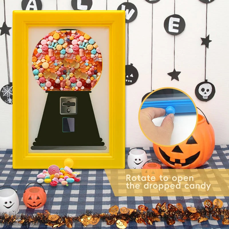 🍬Rare Vintage The Handy Candy Frame - Hanging Candy Machine Art
