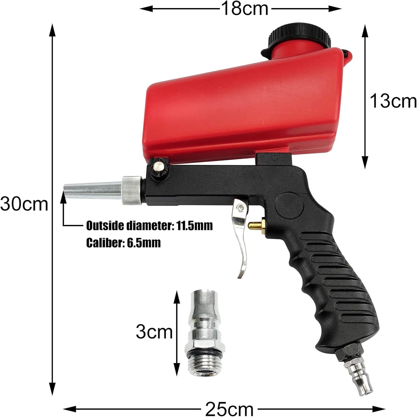 Imsgurus🔥Portable Pneumatic Sandblasting Gun