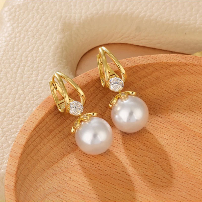 ✨Sparkly Huggie Dangle Earrings for Women