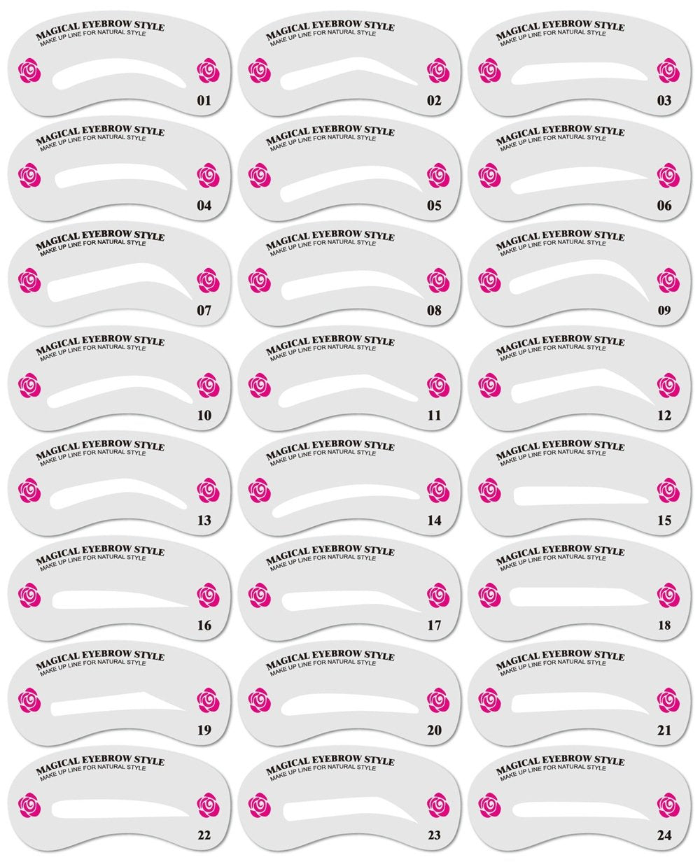 Imsgurus💓One Step Brow Stamp Shaping Kit❤️eyebrow pencil