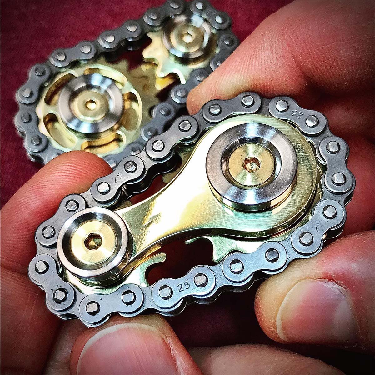 - Sprockets Bicycle Chain Fidget Spinner Toys
