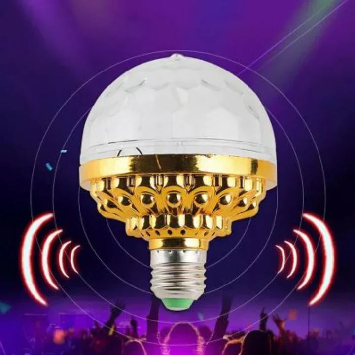 🌈colorful rotating crystal magic ball light bulbs