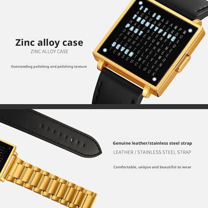 👨‍💼45% off Square Letter Men's Luxury Electronic Watch⌚